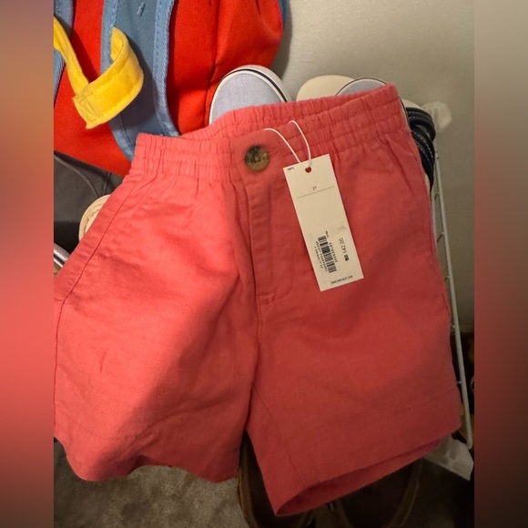 Linen-Cotton Shorts - Picture 1 of 3